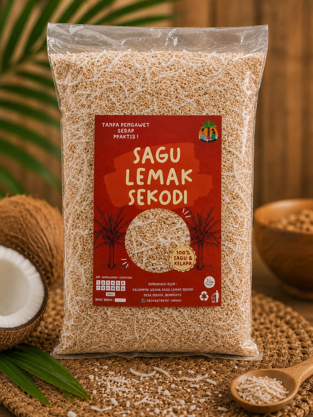 Cara Membuat Sagu Kelapa (SAGUN)
